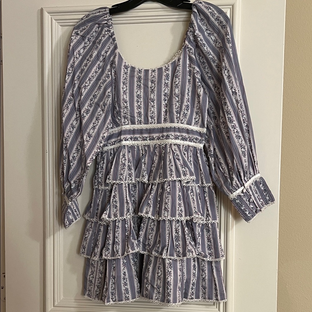 LoveShackFancy floral dress.